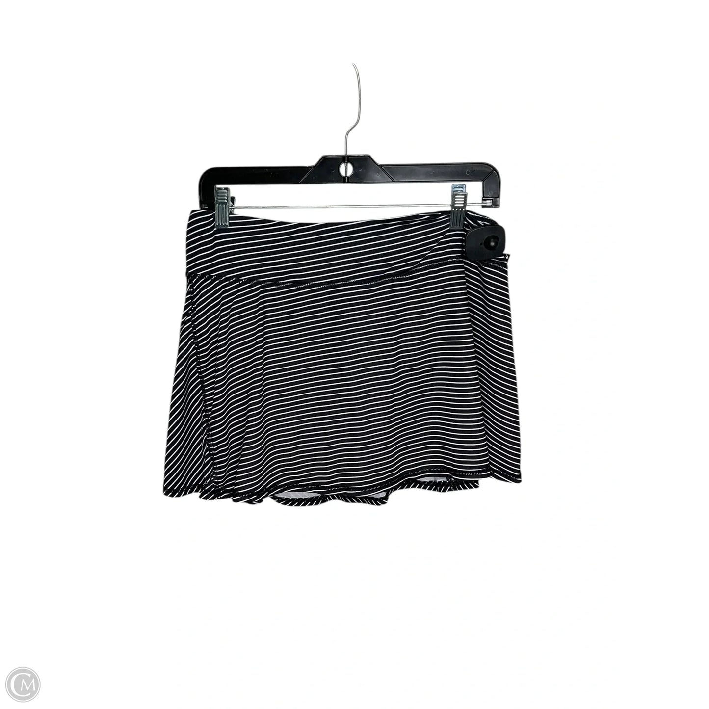 Athletic Skort By Kyodan In Striped Pattern, Size: L