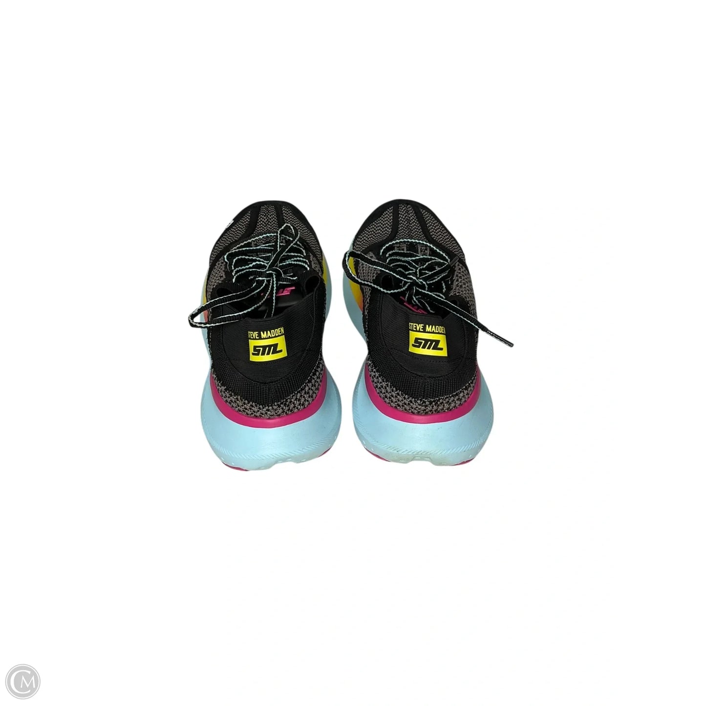 Shoes Athletic By Steve Madden In Black & Blue, Size: 11