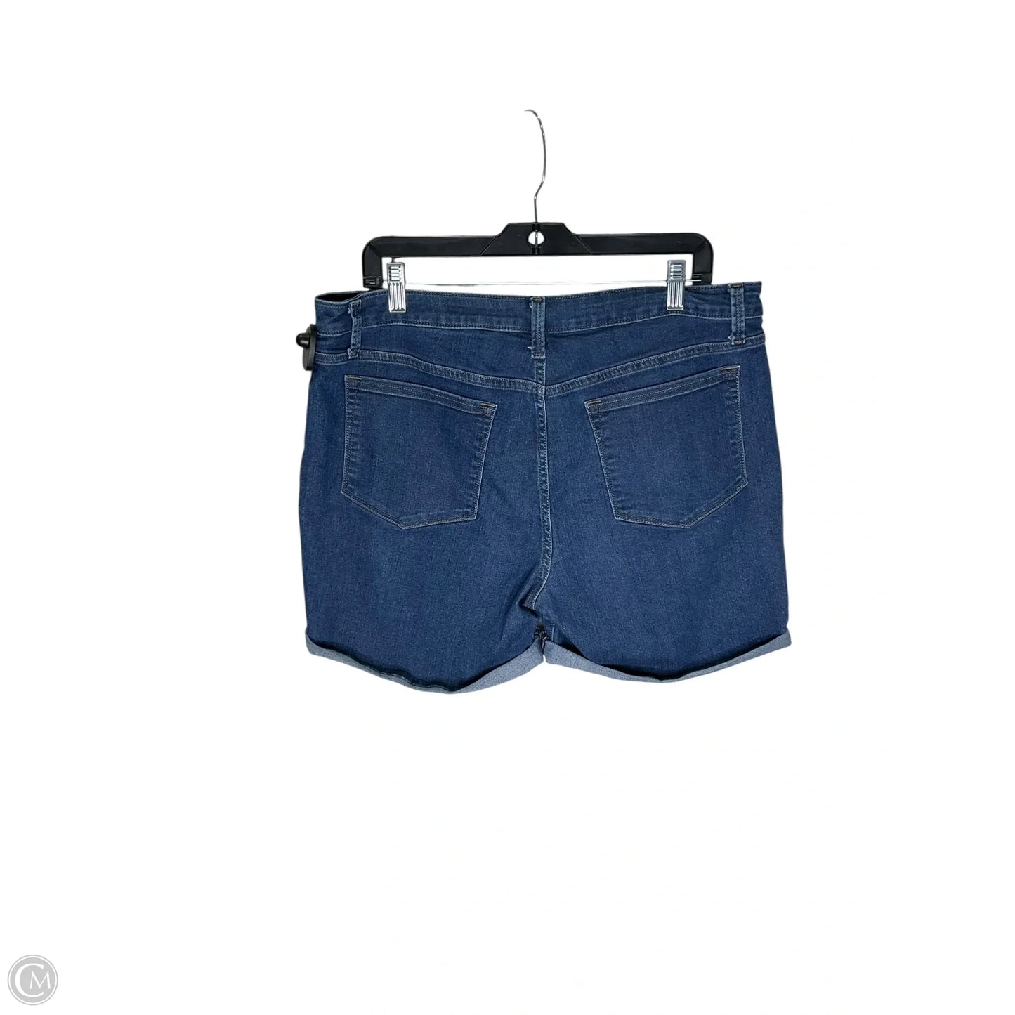 Shorts By Riders In Blue Denim, Size: 16