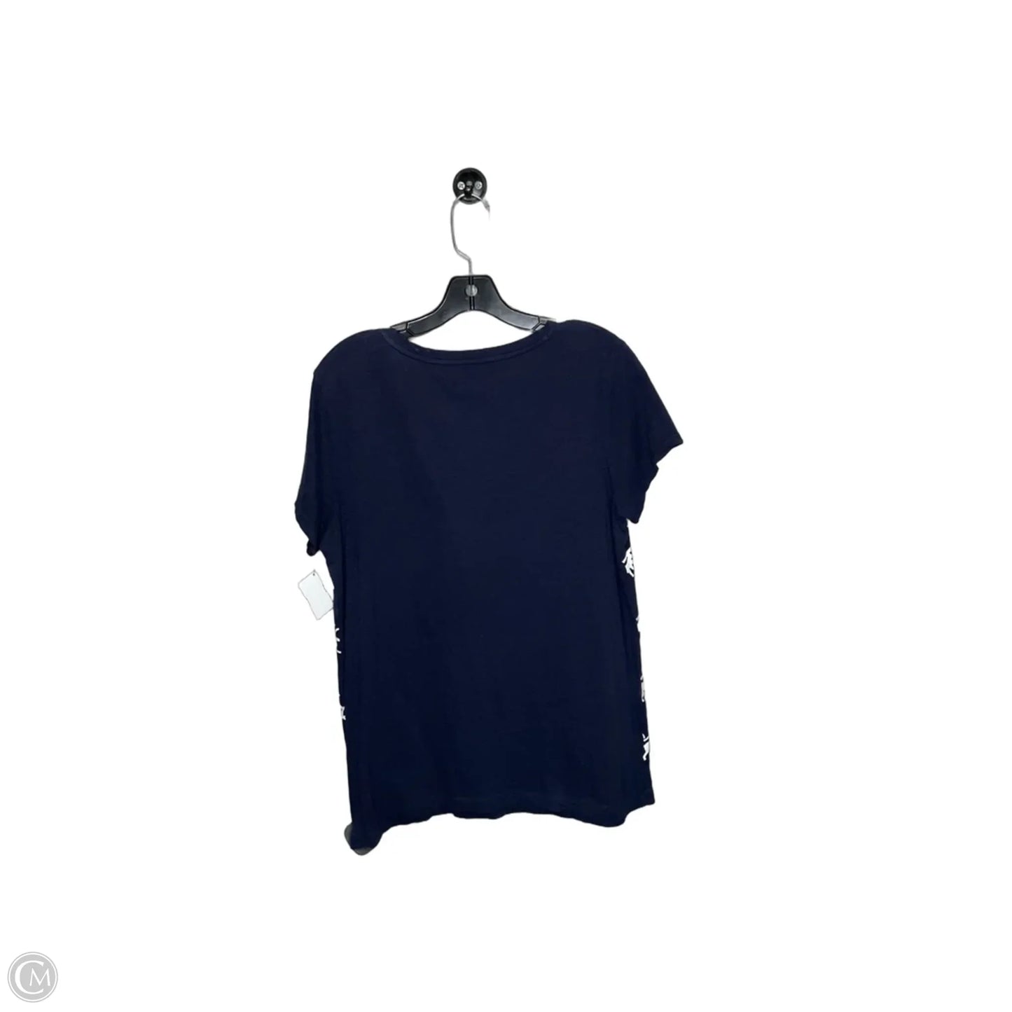 Top Short Sleeve By Crown And Ivy In Navy, Size: Xl