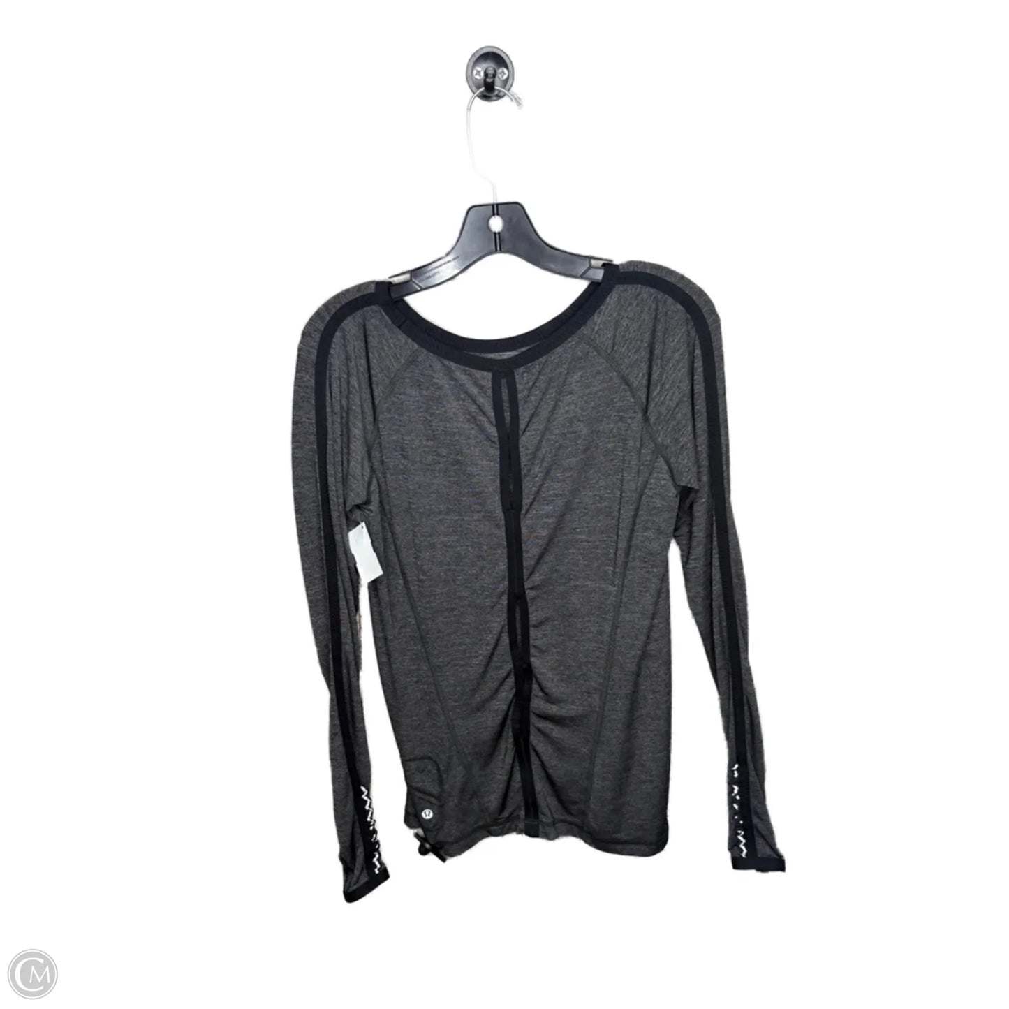 Athletic Top Long Sleeve Crewneck By Lululemon In Grey, Size: 6