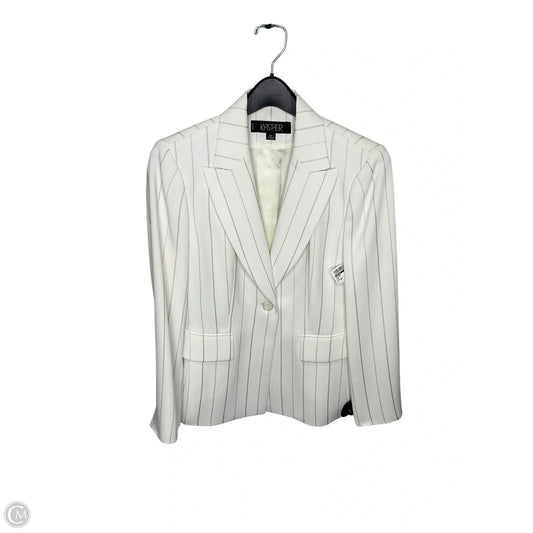 Blazer By Kasper In White, Size: 6p