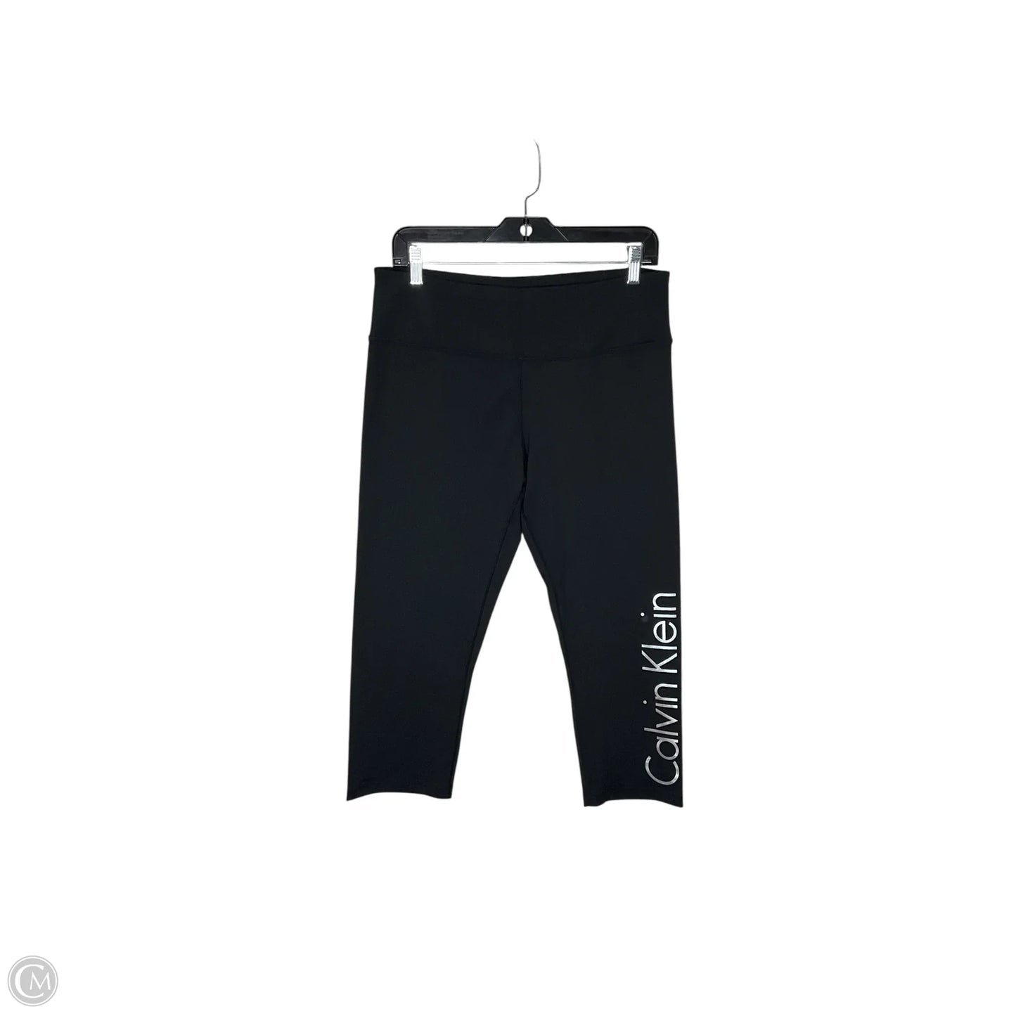 Athletic Capris By Calvin Klein In Black, Size: Xl