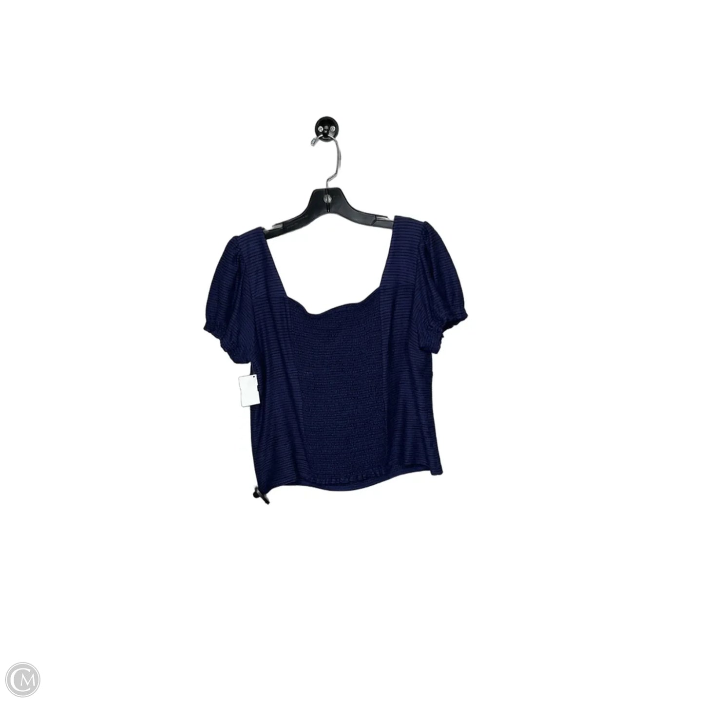 Top Short Sleeve By By & By In Navy, Size: Xl