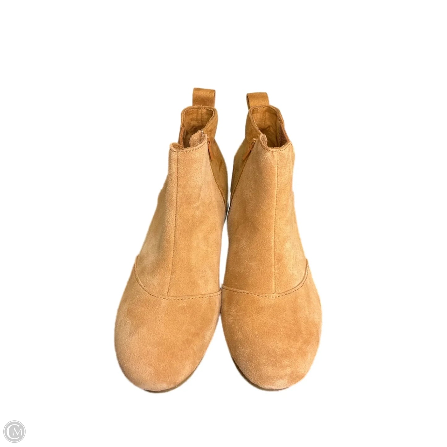 Boots Ankle Heels By Toms In Brown, Size: 5.5