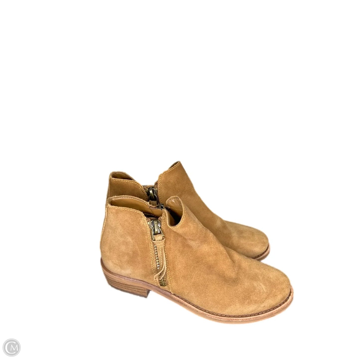 Boots Ankle Heels By Gianni Bini In Brown, Size: 7