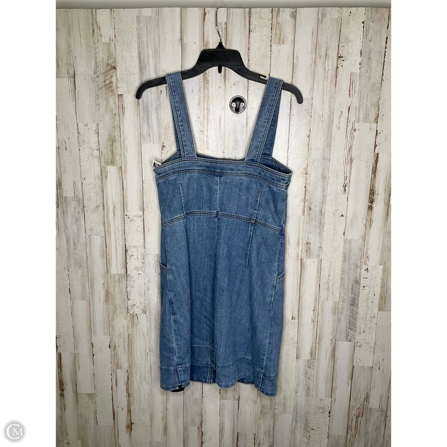 Dress Designer By Michael Kors In Blue Denim, Size: S