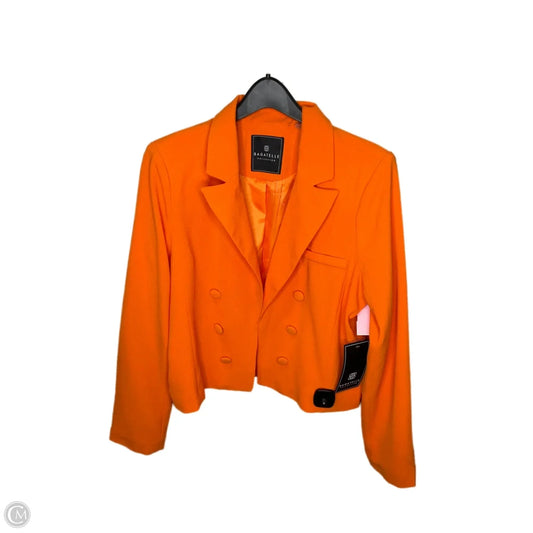 Blazer By Clothes Mentor In Orange, Size: L