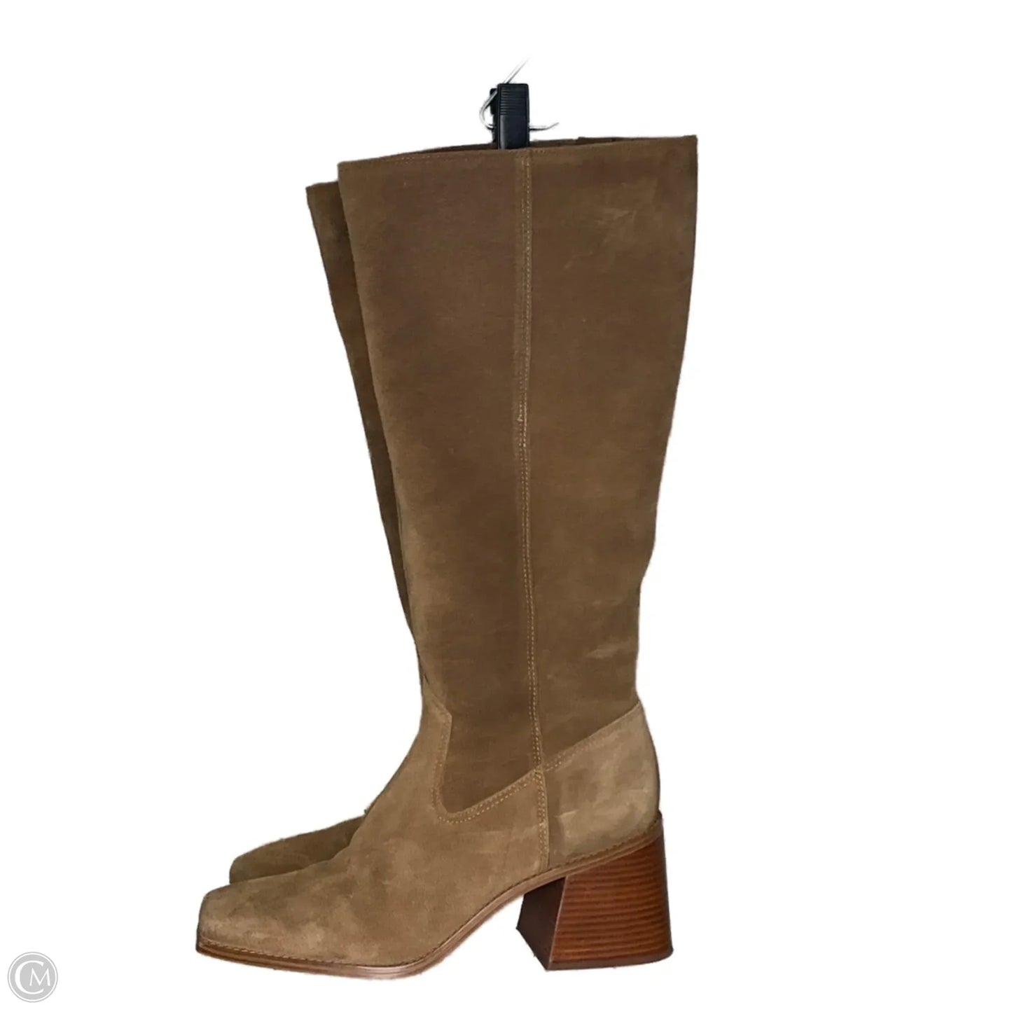 Boots Mid-calf Heels By Vince Camuto In Brown, Size: 10