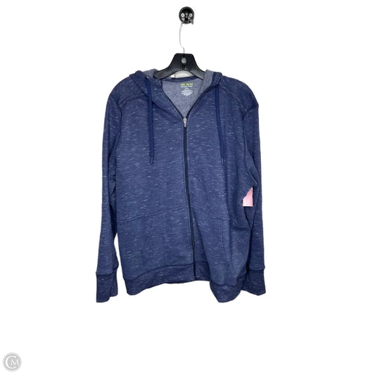 Athletic Jacket By Tek Gear In Blue, Size: 2x