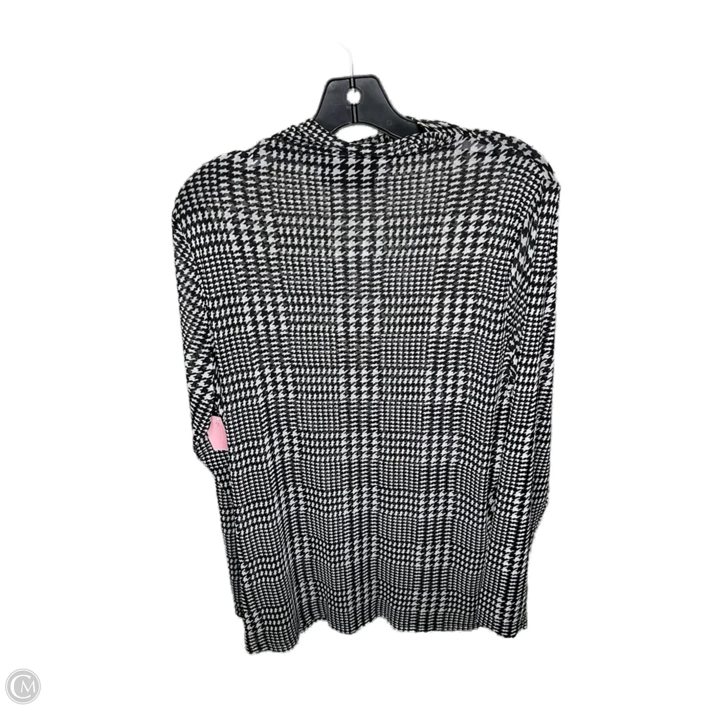 Top Long Sleeve By Lane Bryant In Black & White, Size: 2x