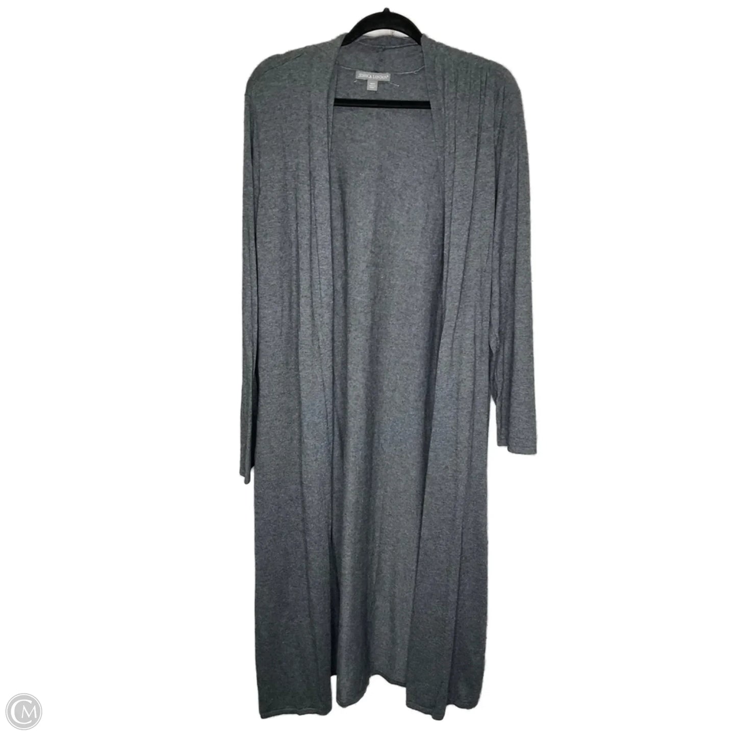 Cardigan By Jessica London In Grey, Size: 3x