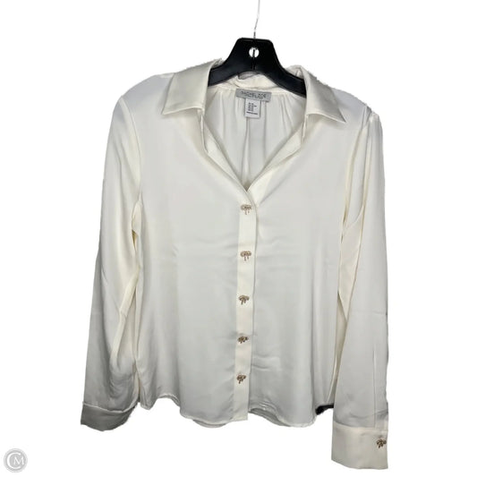 Top Long Sleeve By Rachel Zoe In Cream, Size: Xs