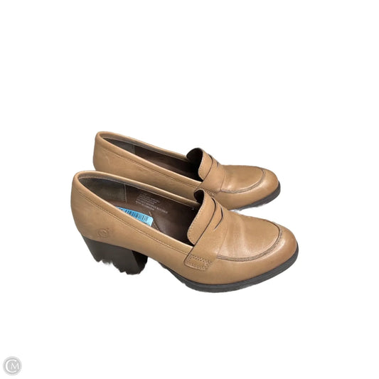 Shoes Heels Block By Born In Brown, Size: 7.5
