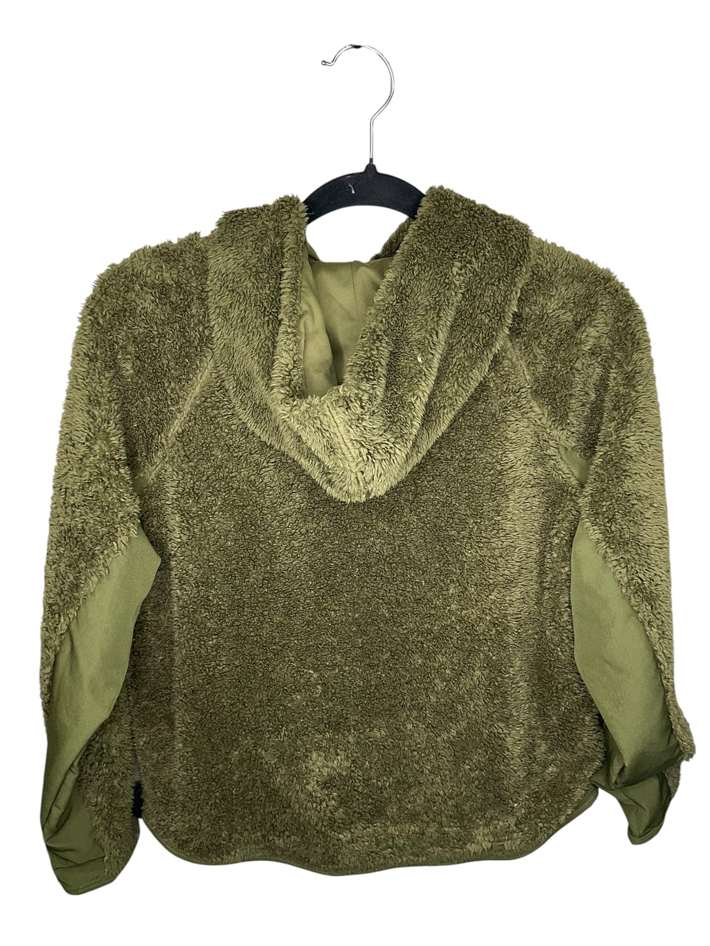 Athletic Sweatshirt Hoodie By Nike In Green, Size: S