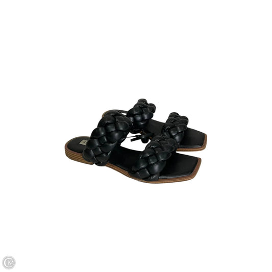 Sandals Flats By Steve Madden In Black, Size: 7