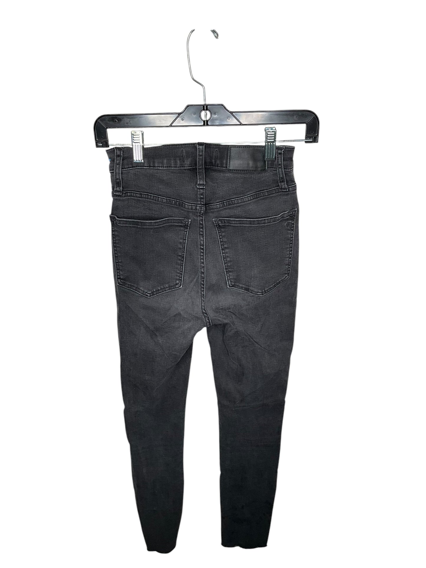 Jeans Skinny By Madewell In Black, Size: 0