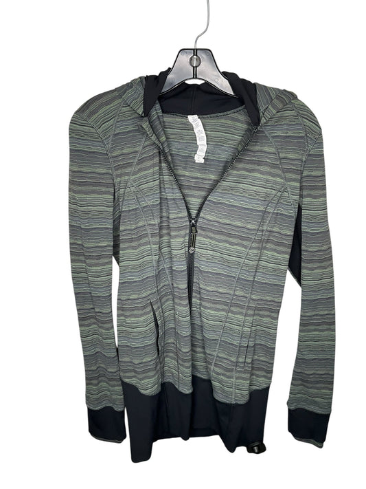 Athletic Jacket By Lululemon In Green, Size: 10