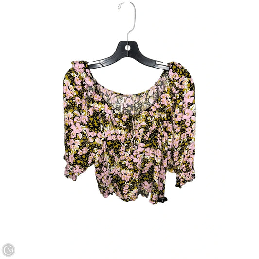 Top Long Sleeve By Free People In Multi-colored, Size: Xl