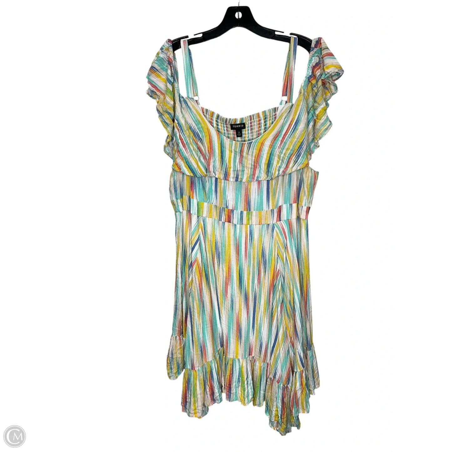 Dress Casual Midi By Torrid In Multi-colored, Size: 2x