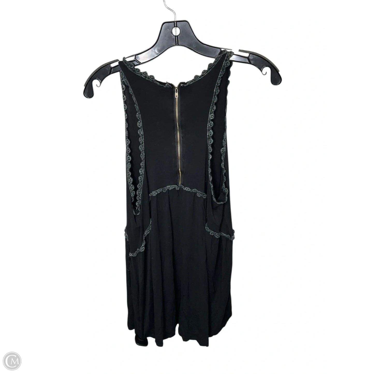 Top Sleeveless By Pol In Black, Size: L