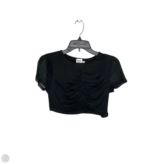 Top Short Sleeve By Clothes Mentor In Black, Size: 8