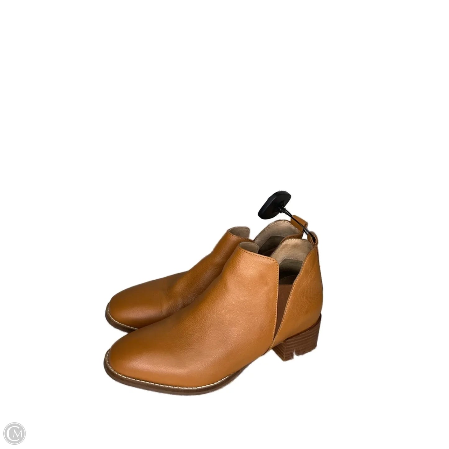 Boots Ankle Heels By Seychelles In Tan, Size: 8