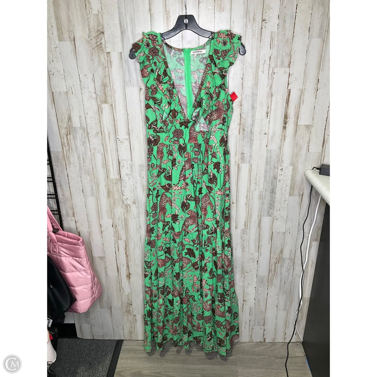 Dress Casual Maxi By Glamorous In Multi-colored, Size: 6