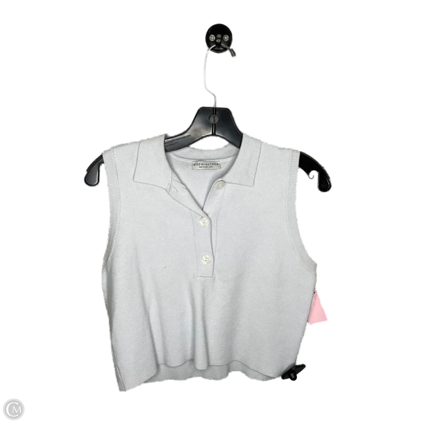 Vest Sweater By Paper Crane In Blue, Size: S