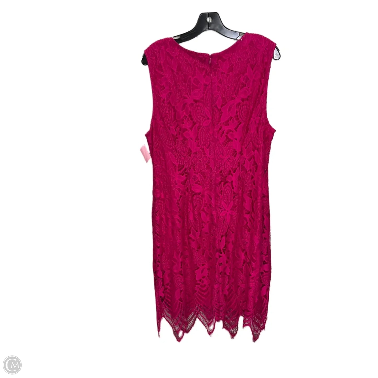 Dress Casual Midi By Sharagano In Pink, Size: 18