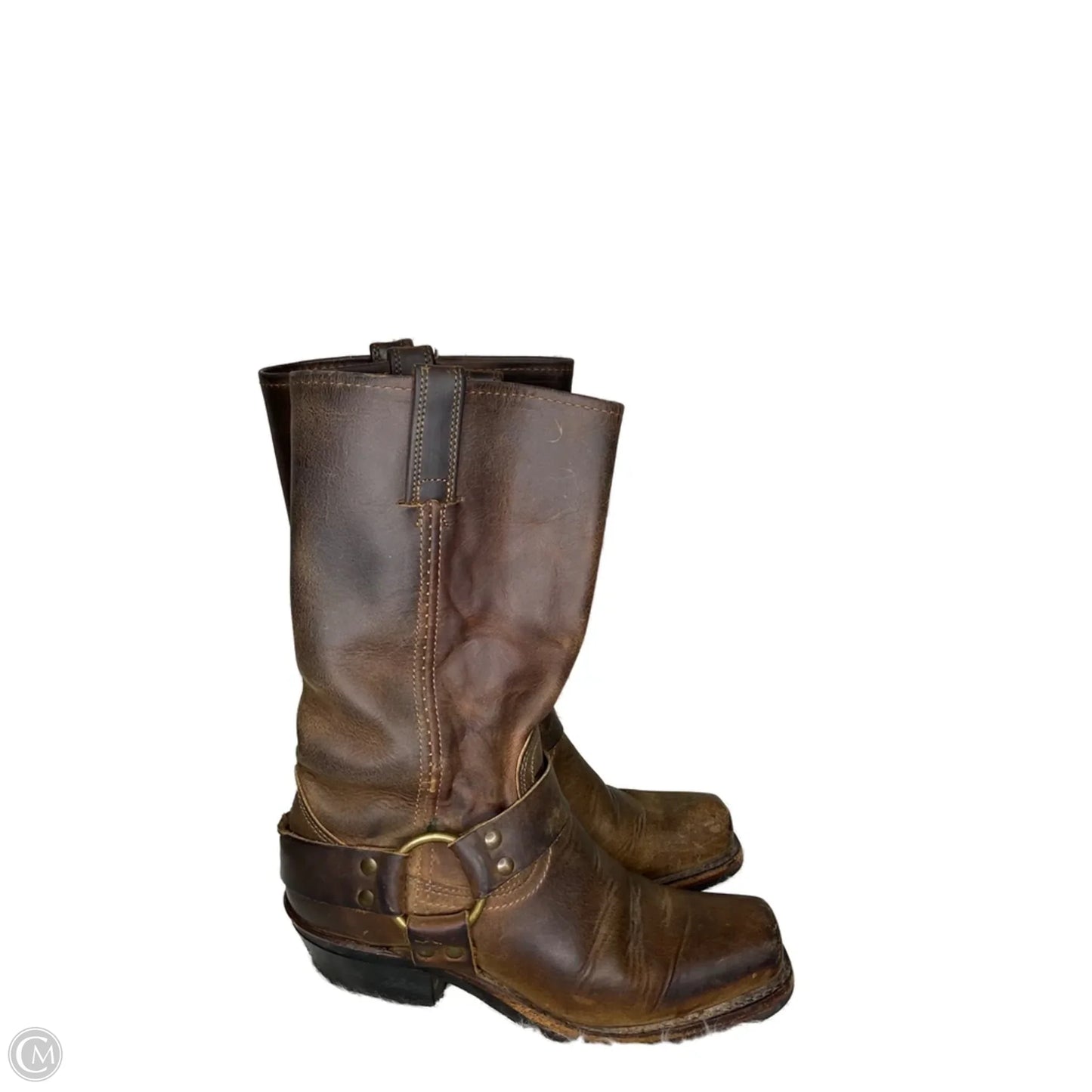Boots Designer By Frye In Brown, Size: 6.5