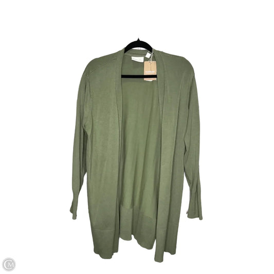 Cardigan By Clothes Mentor In Green, Size: Xl