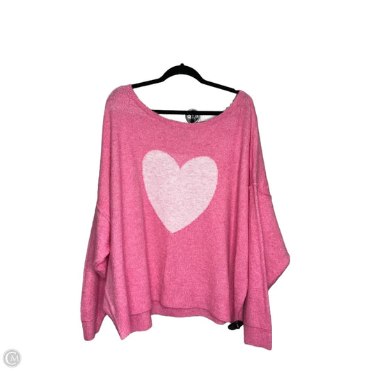 Sweater By American Eagle In Pink, Size: Xxl