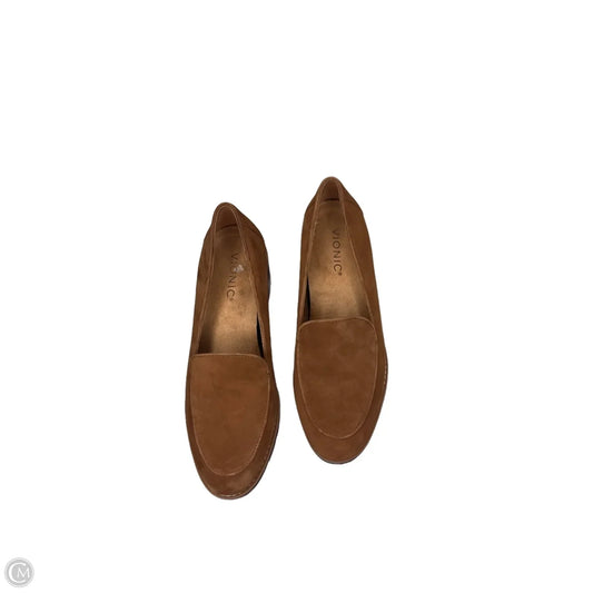 Shoes Heels Block By Vionic In Brown, Size: 7.5