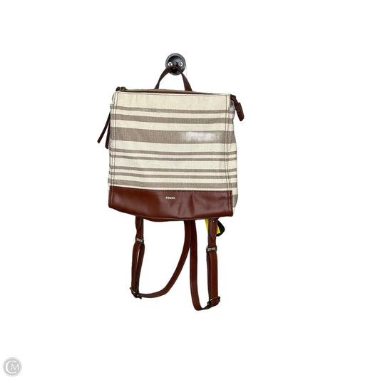 Backpack By Fossil, Size: Small