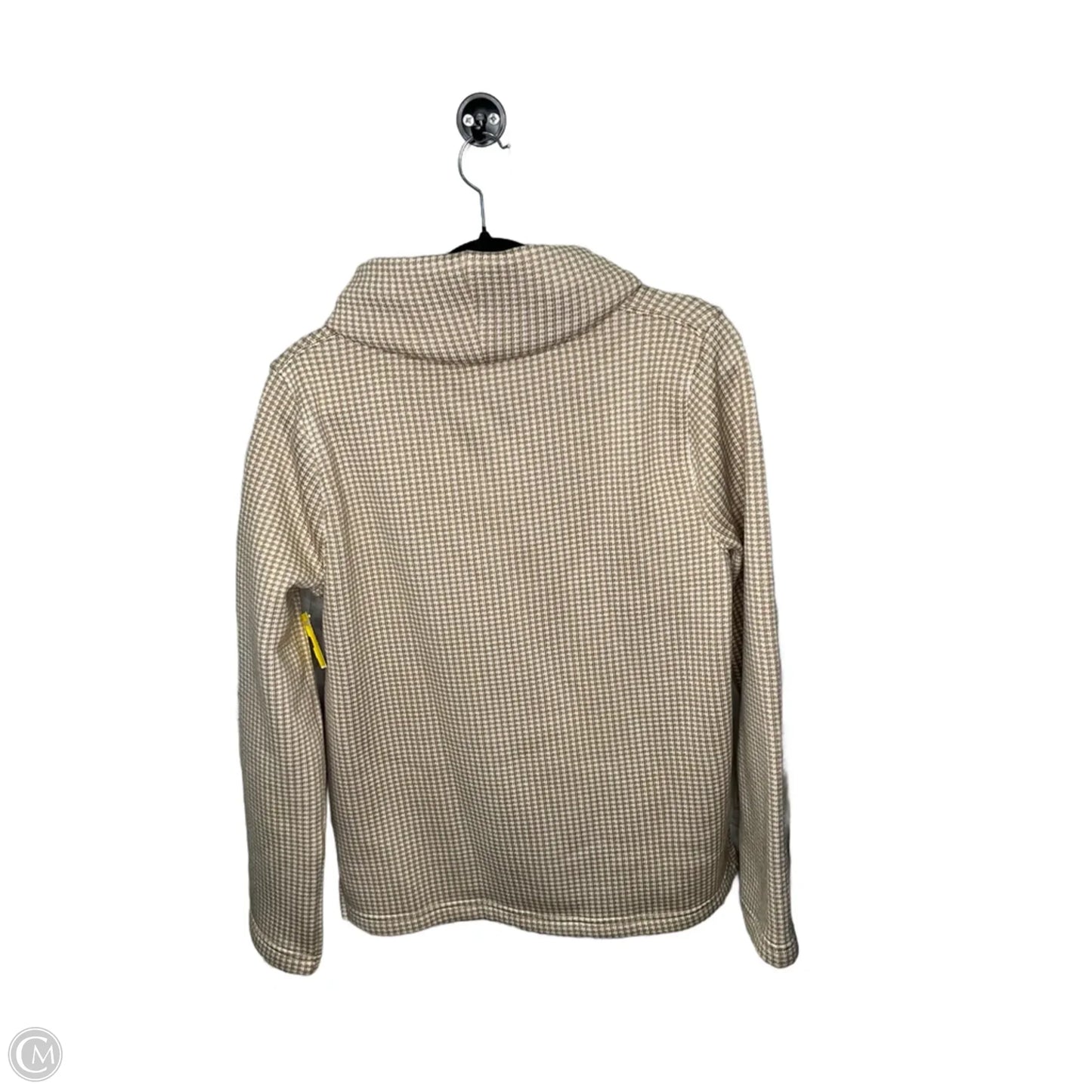 Sweater By J. Crew In Tan & White, Size: L