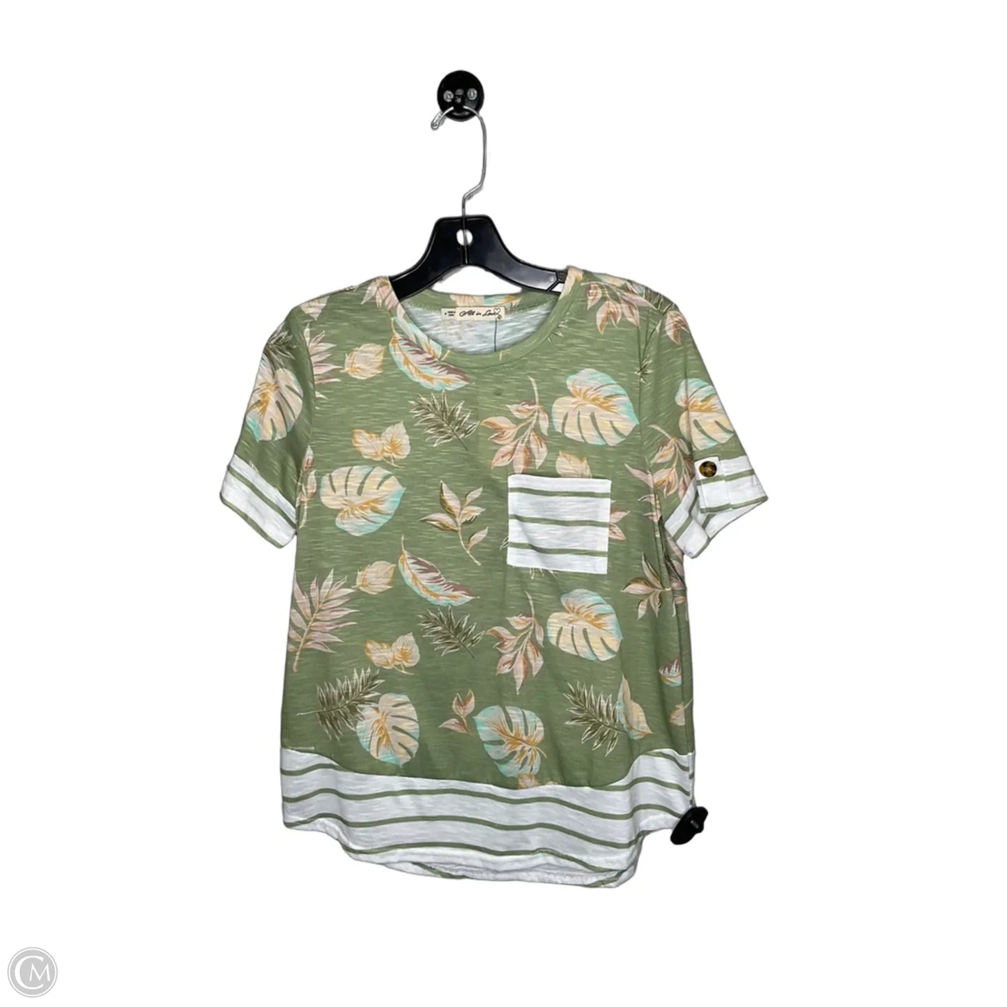 Top Short Sleeve By Clothes Mentor In Green, Size: S