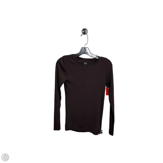 Top Long Sleeve By Gap In Brown, Size: Xs