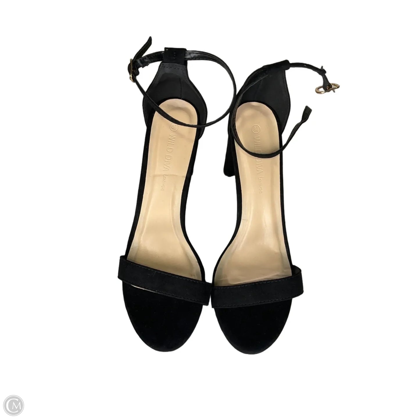 Shoes Heels Block By Wild Diva In Black, Size: 8.5
