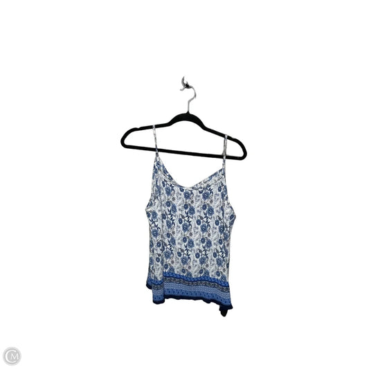 Top Sleeveless By Mine In Blue, Size: L