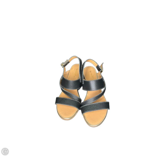 Sandals Heels Block By Coach And Four In Black, Size: 7