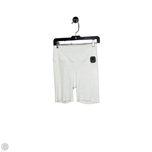 Athletic Shorts By Clothes Mentor In White, Size: L