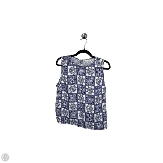 Top Sleeveless By Josie In Blue, Size: Xl