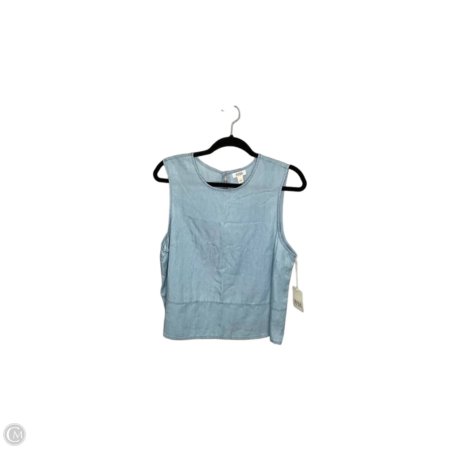 Top Sleeveless By Ana In Blue Denim, Size: L