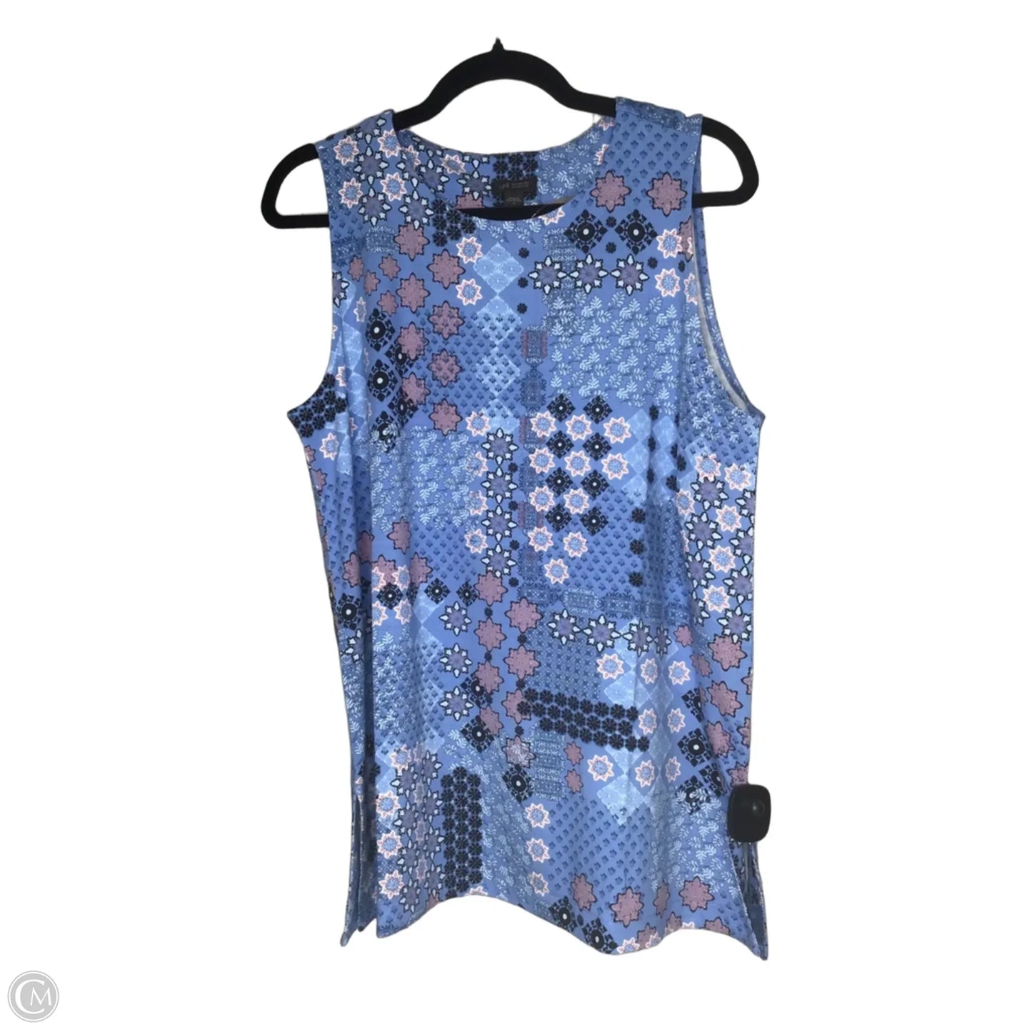Top Sleeveless By J. Jill In Blue, Size: L