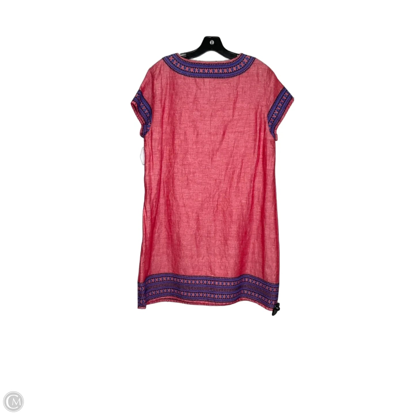 Dress Casual Short By Vineyard Vines In Blue & Silver, Size: 2x