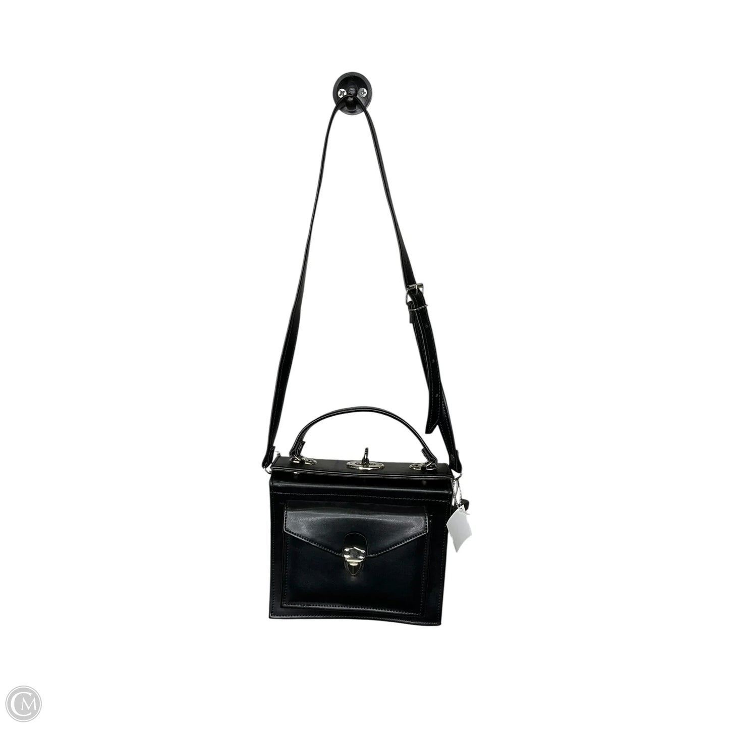 Handbag Leather By Clothes Mentor, Size: Medium