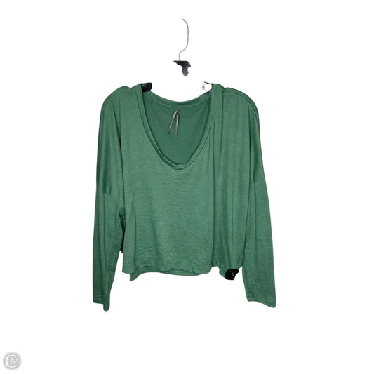 Top Long Sleeve By Anthropologie In Green, Size: M