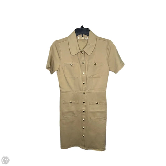Dress Casual Midi By Michael By Michael Kors In Cream, Size: Xs