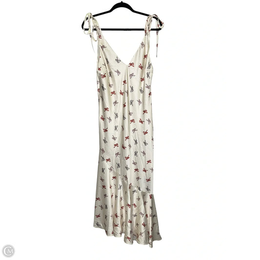 Dress Casual Maxi By Clothes Mentor In Cream, Size: M